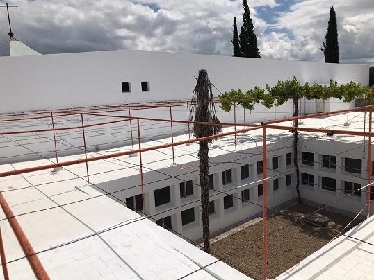 Las obras en el antiguo seminario de Andújar para su adaptación a Centro Socio-Asistencial avanzan a buen ritmo.