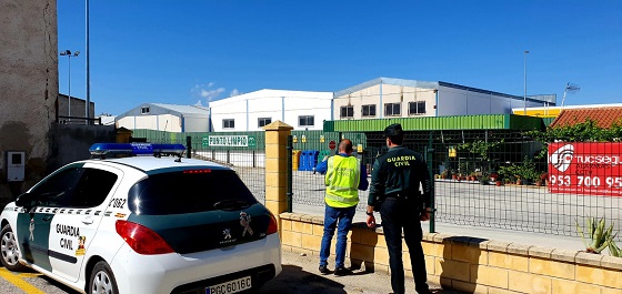 La Guardia civil detiene a dos personas por distintos robos en Martos.