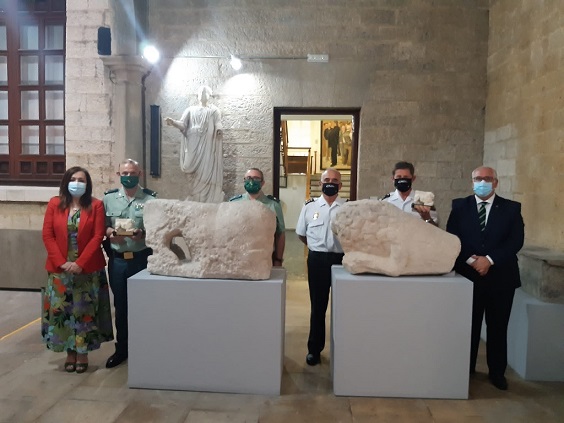 La subdelegada resalta el “excelente trabajo” de la Guardia Civil y de la Policía Nacional en la lucha contra el expolio.