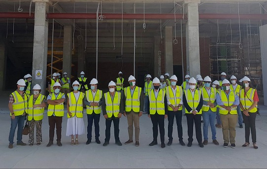 Las obras del Olivo Arena superan ya el 50% de ejecución y se prevé que estén concluidas para finales de año.