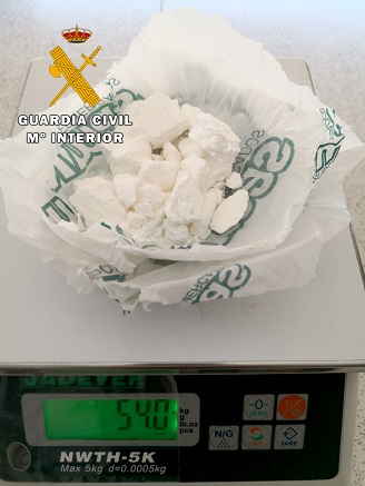 La Guardia Civil ha detenido a una persona como presunto autor de un Delito Contra la Salud Pública.