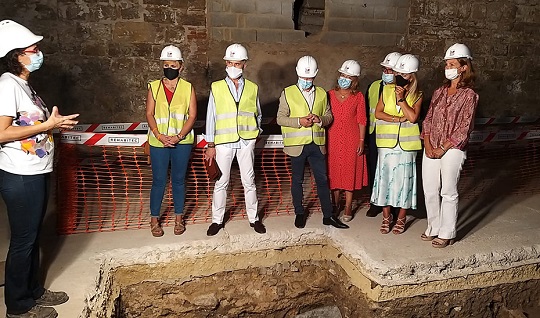 Cultura apuesta por recuperar los restos almohades de la iglesia de Santo Domingo de Jaén.