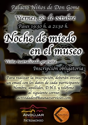 El Ayuntamiento de Andújar impulsa una actividad lúdico-educativa en el Museo Arqueológico con motivo de la festividad de Todos los Santos.