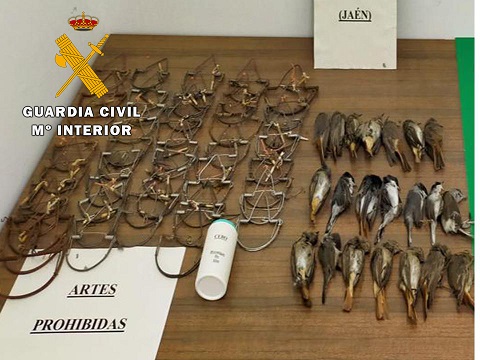 La Guardia Civil está investigando a dos personas como presuntas autoras de un Delito Contra la Fauna Silvestre.