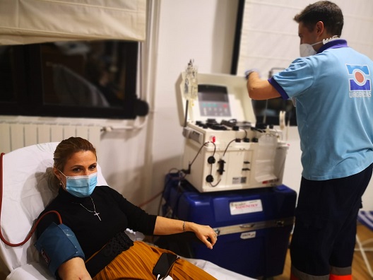 Los jiennenses donan 17.400 bolsas de hemoderivados hasta noviembre.