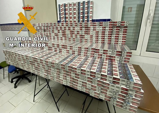 La Guardia Civil ha detenido a una persona en Marmolejo como presunta autora de un Delito de Contrabando.