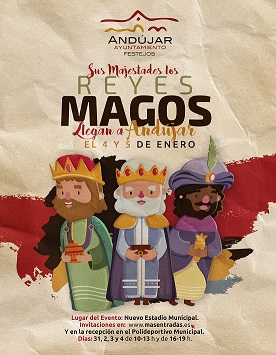 El Ayuntamiento prepara una Cabalgata de Reyes Magos llena de magia e ilusión para los niños y niñas de Andújar.