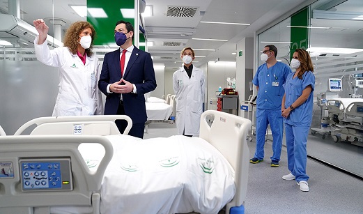 La Junta abre en Sevilla el Hospital de Emergencia Covid-19, uno de los más avanzados de Andalucía.