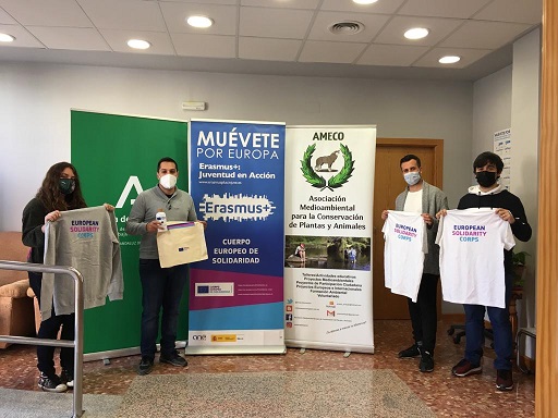 Ameco, con su proyecto de voluntariado sobre las aves urbanas, primera en sumarse en Jaén al programa europeo CES, impulsado por el IAJ.