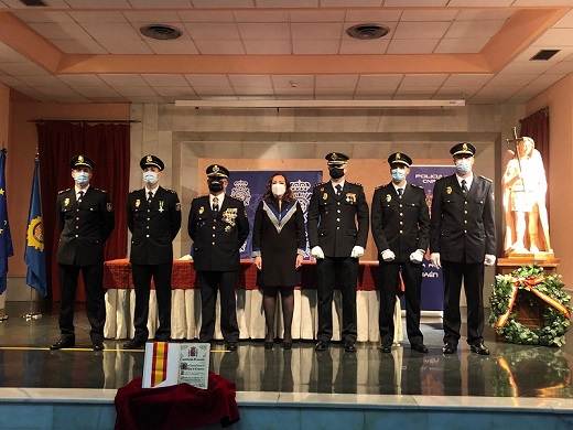 La subdelegada preside el acto de jura de la XXXII promoción de Inspectores de Policía Nacional.