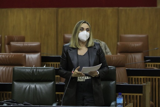 Marifrán Carazo defiende la inversión histórica en las infraestructuras de la provincia de Jaén.