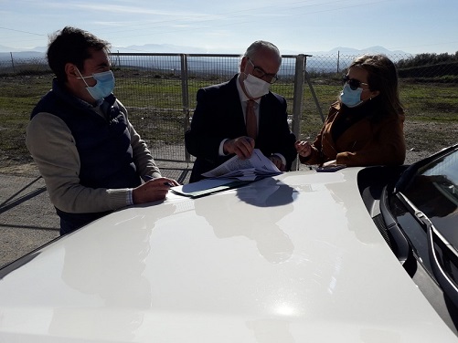 Fomento cede al Ayuntamiento de Porcuna un tramo de la antigua travesía para facilitar la recuperación del Anfiteatro de Obulco.