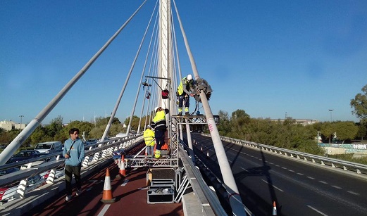 La Junta ha gastado ocho millones de euros en la reparación urgente de puentes en mal estado.
