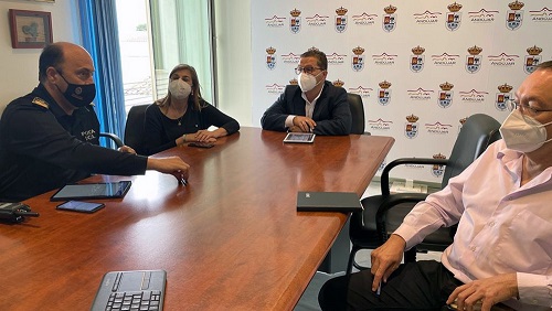 Avanzan los trabajos para la puesta en marcha del proyecto Smart Mobility en Andújar, que funcionará a finales de este año.