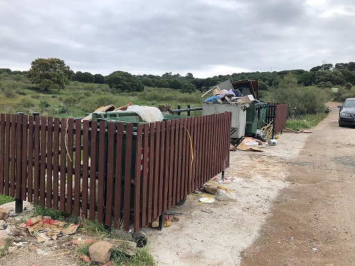 El área de Medio Ambiente de Andújar actúa en diferentes puntos conflictivos de vertidos.
