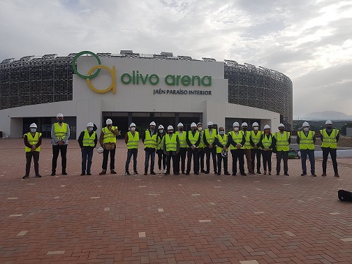 Francisco Reyes muestra su satisfacción por la elección del Olivo Arena como sede del Europeo sub-19 de fútbol sala.