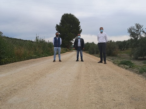 La Diputación colabora en el acondicionamiento y la mejora del camino rural “Vereda del Algarbes”, en Arjona.