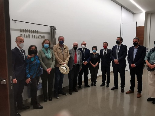 La Junta rinde homenaje a Pilar Palazón dando su nombre al auditorio del Museo Íbero.