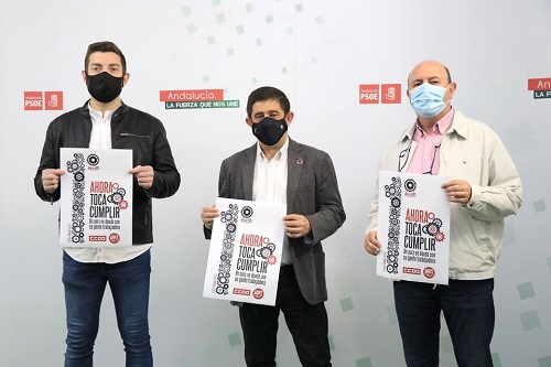 El PSOE de Jaén respalda las movilizaciones del 1 de Mayo.