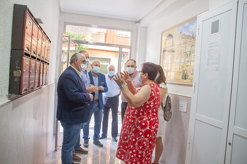 Las ayudas a la rehabilitación de Fomento mejoran cuatro edificios en Andújar.