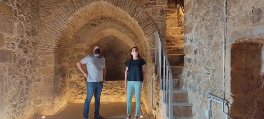 Turismo invierte 60.000 euros en la recuperación y acondicionamiento del torreón medieval de Higuera de Calatrava.