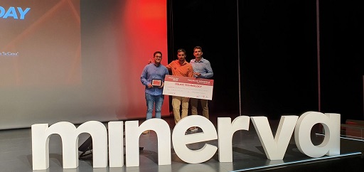 La startup jiennense Oslice Technology, premiada en el Programa Minerva por los grandes hitos alcanzados durante su proceso de aceleración.