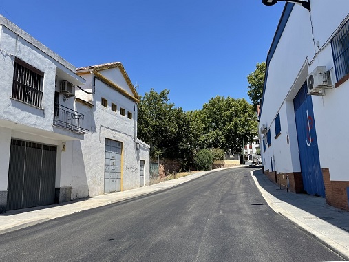 El Ayuntamiento de Andújar culmina las obras de la calle Puerta de Córdoba.