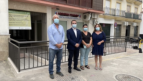 El Ayuntamiento de Andújar finaliza la mejora realizada en el acceso a la Barriada Virgen de la Cabeza desde Corredera Capuchinos.