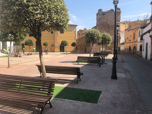 El Ayuntamiento de Andújar sigue mejorando espacios del casco histórico con una actuación en el Altozano de La Marquesa.