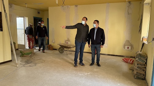 Comienzan en Andújar las actuaciones en el edificio del área de Festejos para acoger a la concejalía de Deportes.