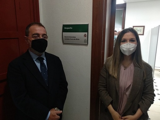 Justicia cede un espacio al Colegio de Abogados para que los letrados del turno de oficio atiendan a los ciudadanos.