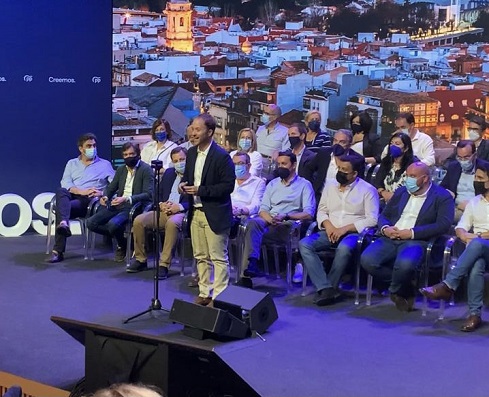 Erik Domínguez defiende el gran potencial de la provincia y afirma que “no descansaremos hasta que Jaén se levante brava”.