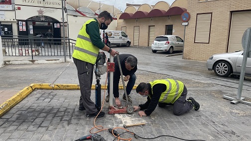 Comienzan los trabajos para la puesta en marcha del proyecto Smart Mobility en Andújar.