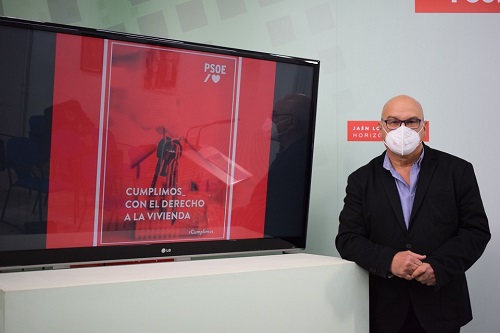 El PSOE valora la “enorme acción de Gobierno” para garantizar el derecho a la vivienda.