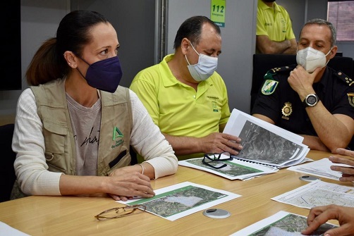 Maribel Lozano aplaude la gran labor por la protección y la seguridad de Emergencias 112.
