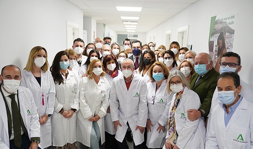 Moreno señala que la reforma integral del Centro de Salud Virgen de la Capilla de Jaén da respuesta a las necesidades de usuarios y profesionales.