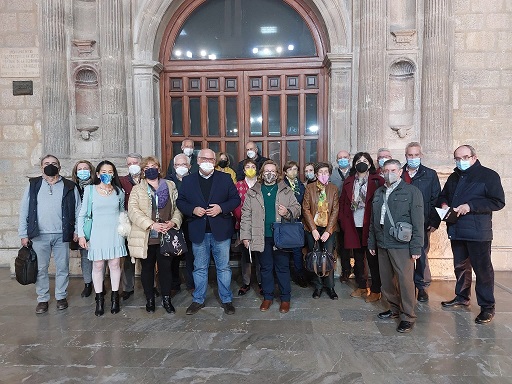 Jesús Estrella destaca la labor de divulgación de la cultura de los voluntarios del Museo de Jaén.