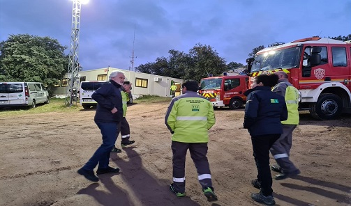 El operativo del Plan del Cerro se refuerza hoy para garantizar la normalidad en la salida de la procesión y la seguridad de los asistentes.