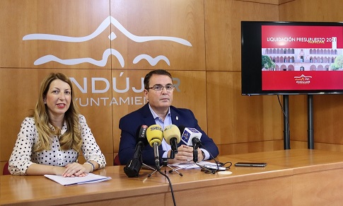 El gobierno municipal de Andújar presenta los datos positivos de la liquidación correspondiente al presupuesto 2021.