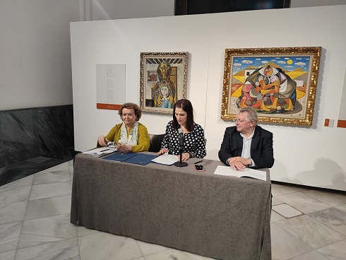 La exposición “Verso sobre lienzo”, con obras de Zabaleta y versos de Miguel Hernández, abre sus puertas en Elche.