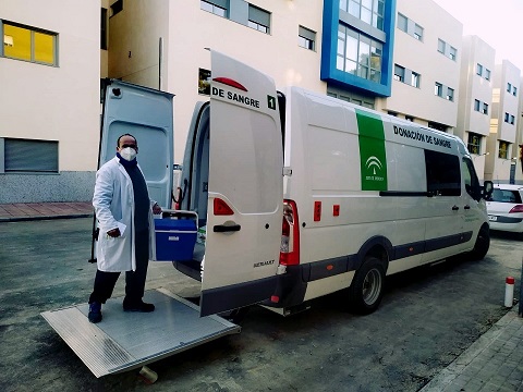 El Centro de Transfusión de Jaén realiza 42 colectas de sangre en el mes de mayo.