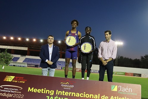 Éxito del Meeting Internacional de Atletismo de Andújar 2022 que vuelve a anotar récords nacionales.