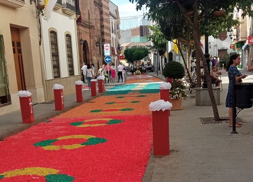 Marmolejo vivió con devoción la festividad del Corpus Christi.