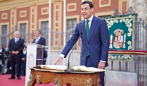 Juanma Moreno: «Quiero que Andalucía sea la comunidad más importante de España, referente de prosperidad».