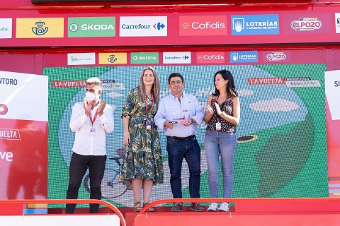 Diputación valora el impacto económico y promocional del paso de La Vuelta 2022 por la provincia de Jaén.