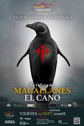 El Teatro Principal de Andújar acogerá este viernes la obra “La Odisea de Magallanes- Elcano”.