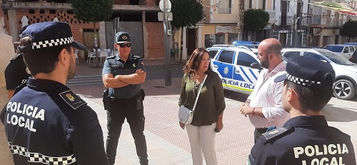 La subdelegada felicita a la Guardia Civil de Pozo Alcón por el arresto de un hombre al que se le imputan once delitos contra el patrimonio.
