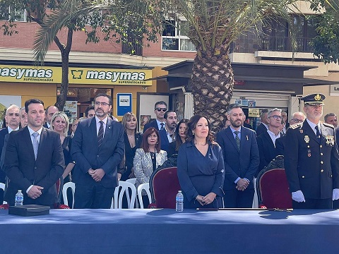 La subdelegada destaca “la innegable contribución de la Policía Nacional para consolidar en la provincia un entorno de seguridad”.