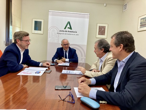 Jesús Estrella destaca la capacidad inversora de la Junta de Andalucía en obra pública en Jaén.