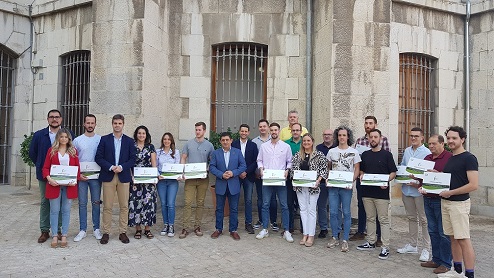 La Diputación respalda 28 proyectos empresariales promovidos por jóvenes titulados universitarios y de FP.